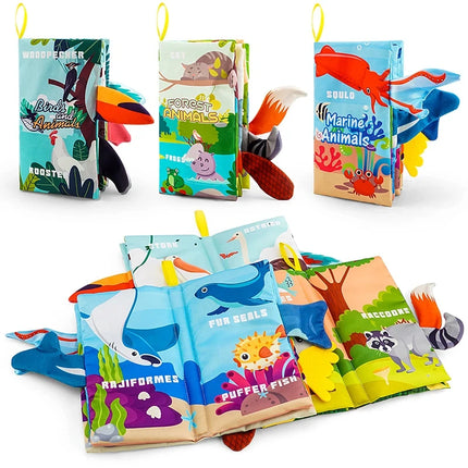 Baby Touch and Feel Sensory Soft Book for Infants