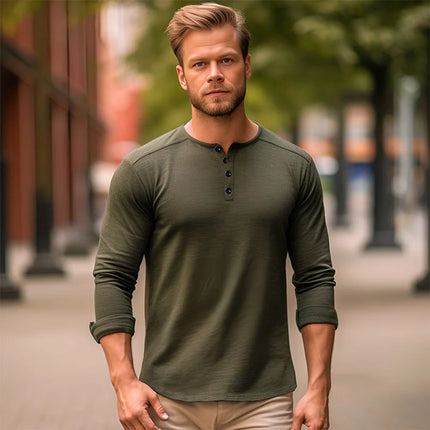 Men's Slim Fit Long Sleeve T-Shirt