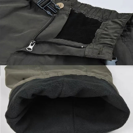 Men’s Fleece Cargo Jogger Pants