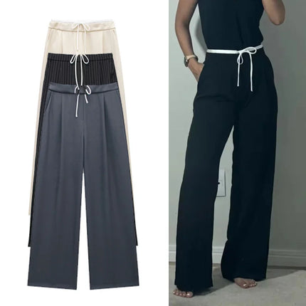 High-Waist Baggy Wide-Leg Pants