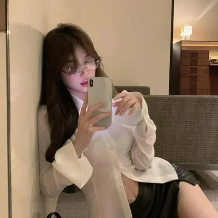Women's Slim-Fit Flared Sleeve Blouse