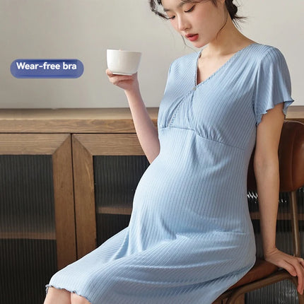Padded Maternity Nursing Sleep Dress
