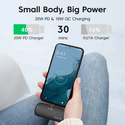 Mini 5000mAh Portable Power Bank
