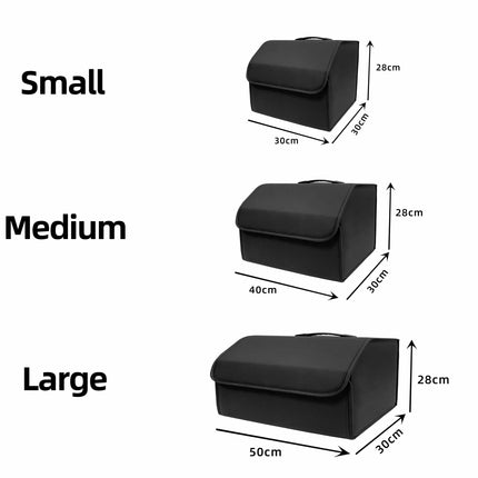 PU Leather Car Trunk Organizer
