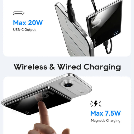 5000mAh Magnetic Wireless Power Bank