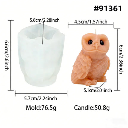 Cute Sheep Silicone Candle Mold