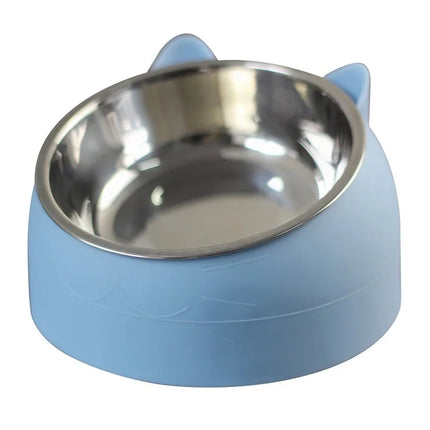 Inclined Stainless Steel Pet Bowl
