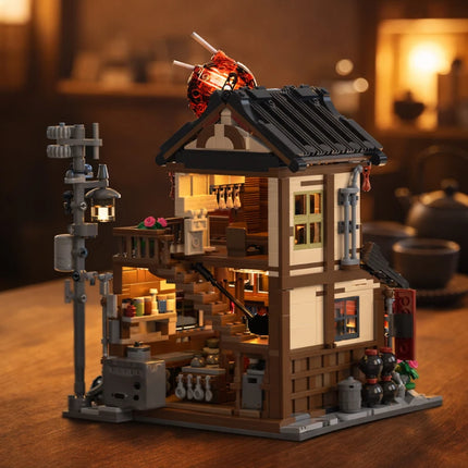 Japanese Ramen Shop Building Block Set