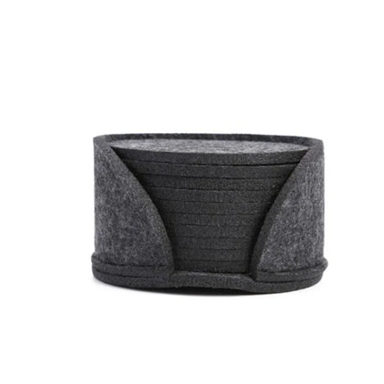 Round Felt Coaster Set