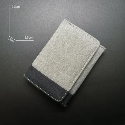 Canvas Trifold Wallet