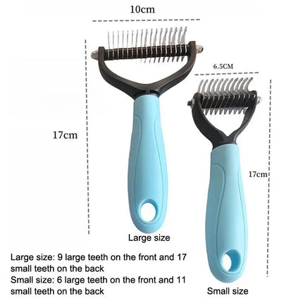2-in-1 Pet Deshedding Brush