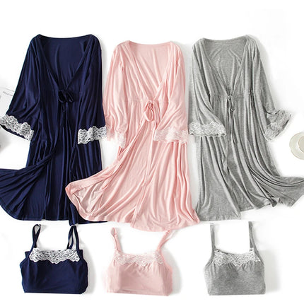 Maternity and Nursing Pajama Set