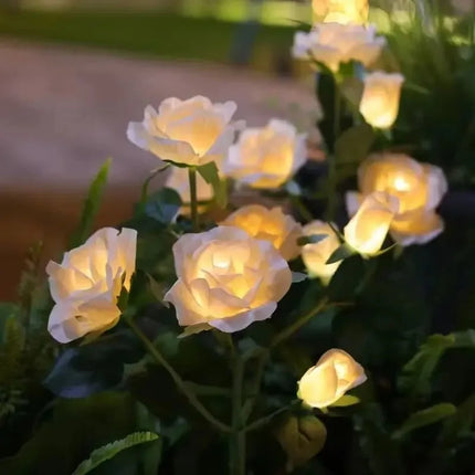 Solar Rose Flower Garden Light