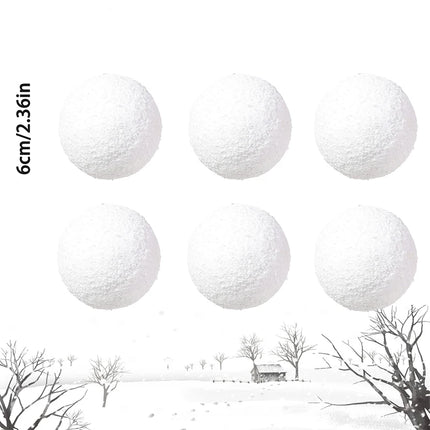 White Christmas Tree Baubles Set