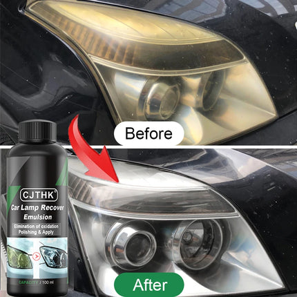 Car Headlight Restoration Polish Kit