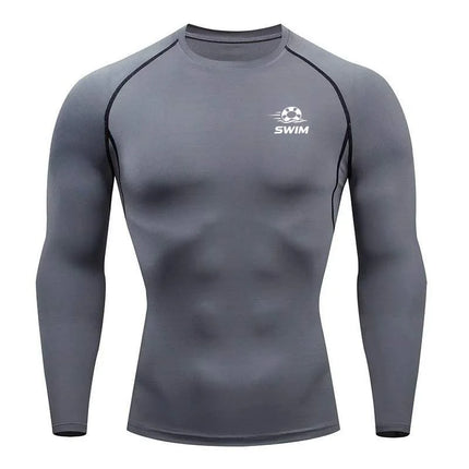 Men's Long-Sleeve Rash Guard Shirt