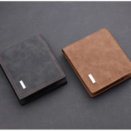 Men's Leather Trifold Wallet