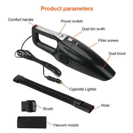 Portable Wet and Dry Car Vacuum Cleaner