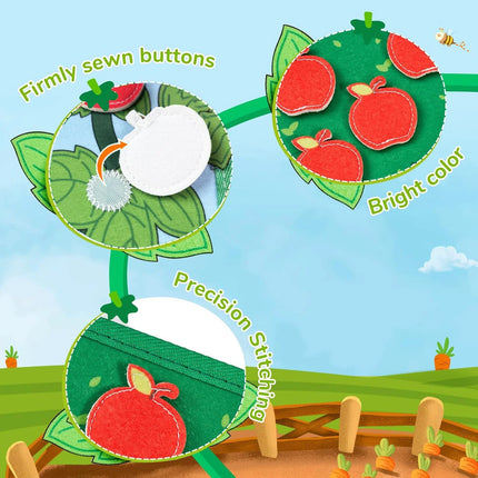 Farm Animal Montessori Busy Book for Toddlers