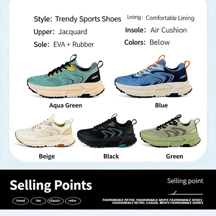 Shock-Absorbing Running Sneakers