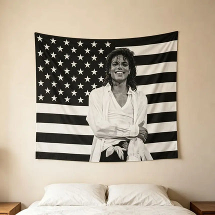 Retro Pop Star Flag Tapestry