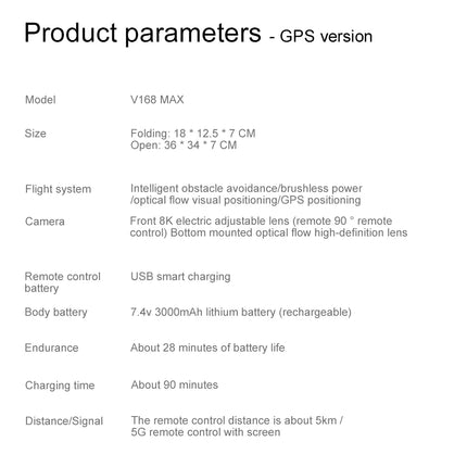 8K GPS Camera Drone