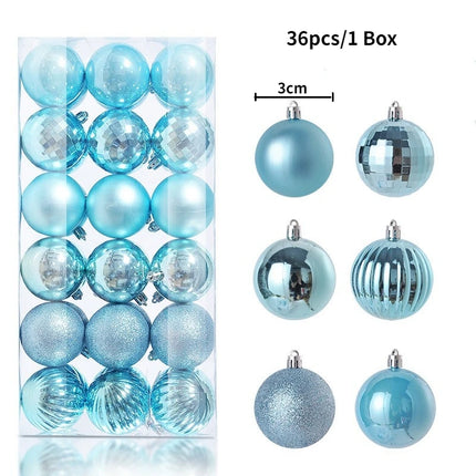 Christmas Tree Baubles Ornament Set