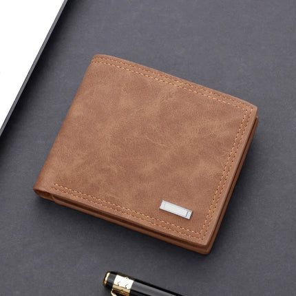 Men's Leather Trifold Wallet