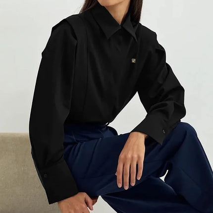 Long-Sleeve Loose-Fit Shirt