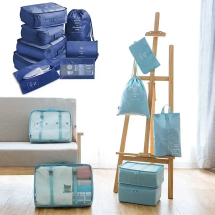 7-Piece Travel Packing Organizer Set