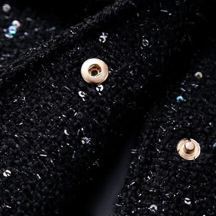 Women's Gold Sequin Jacket