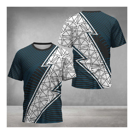 Men's 3D Print Sports T-Shirt