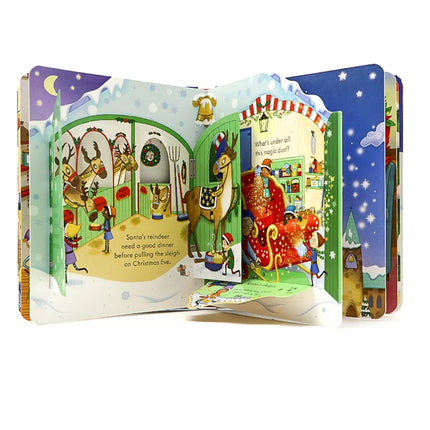 Christmas Peek Inside Interactive Flap Book for Kids