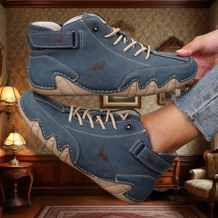 Women's Leather High-Top Shoes