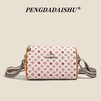 Alphabet Print Shoulder Bag