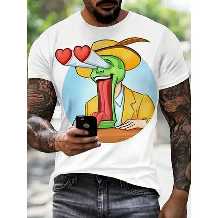 Men's 3D Abstract Graphic T-Shirt