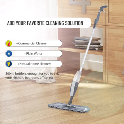 Magic Spray Mop with Microfiber Pads