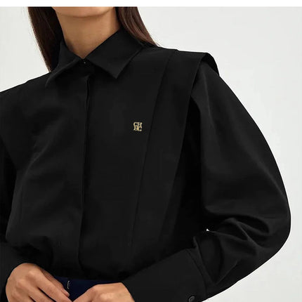 Long-Sleeve Loose-Fit Shirt