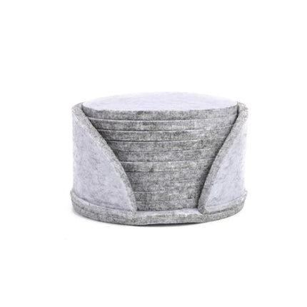 Round Felt Coaster Set