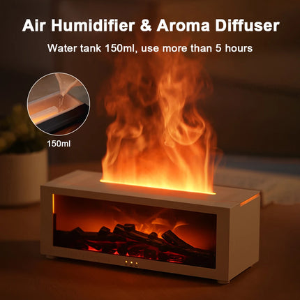 Flame Aroma Diffuser and Humidifier