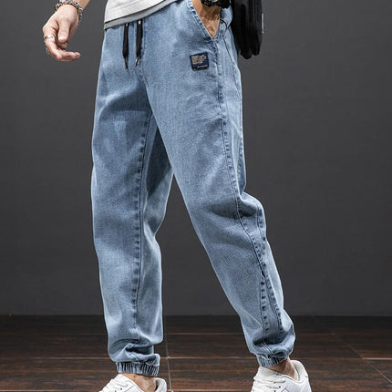 Men’s Baggy Cargo Denim Jogger Pants