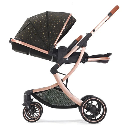 High-Landscape Reversible Baby Stroller