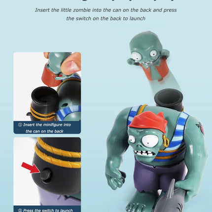 Zombie Game Character Toy Set