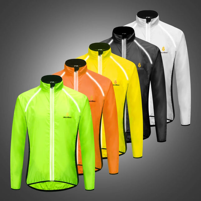 Men’s Reflective Cycling Windbreaker Jacket