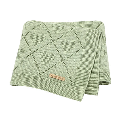 Soft Cotton Knit Baby Blanket