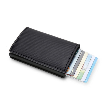 Carbon Fiber RFID Trifold Wallet