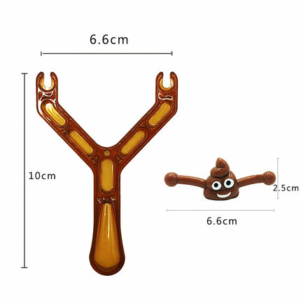 5-Piece Slingshot Poop Toy Set