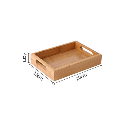 Rectangular Bamboo Storage Tray