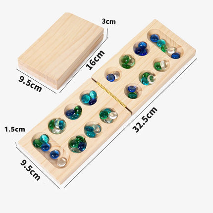 Wooden Mancala Board Game