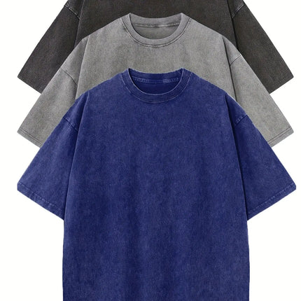 Men’s 100% Cotton Loose-Fit T-Shirts